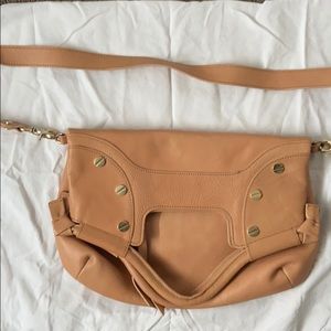Foley and Corinna tan leather bag